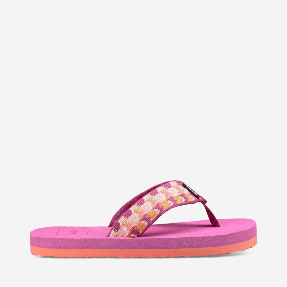 Teva Mush II - Kids' Teva Hiking Sandals - Pink | India (NHVT32467)